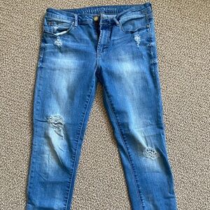 Articles Of Society Distressed Blue Skinny Jeans